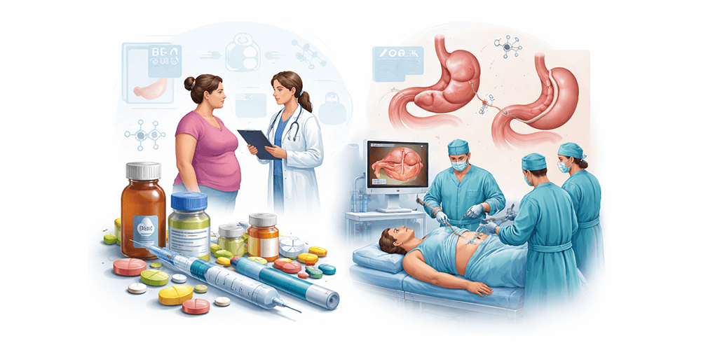 Pharmacological and surgical management of obesity